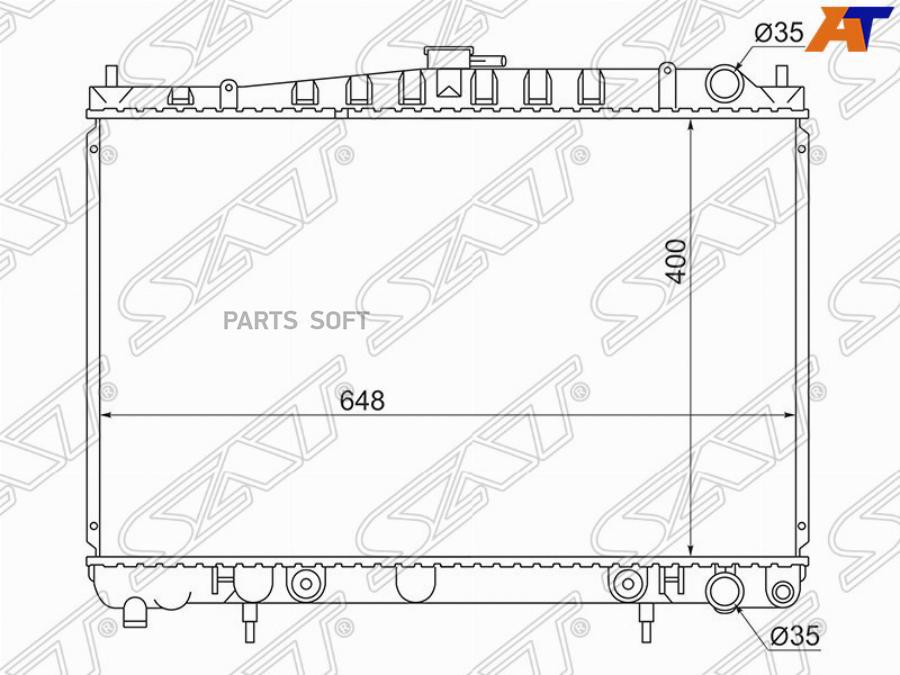 Радиатор Nissan Laurel C34/C35 97-03/Skyline R34 98-01/Nissan Stagea C34 96-01 Sat арт. NS
Радиатор Nissan Laurel C34/C35 97-03/Skyline R34 98-01/Nissan Stagea C34 96-01 Sat арт. NS