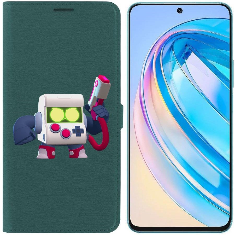 Чехол-книжка Krutoff Eco Book для Honor X8a Brawl Stars-8-БИТ классический (зелёный опал)
Чехол-книжка Krutoff Eco Book для Honor X8a Brawl Stars-8-БИТ классический (зелёный опал)