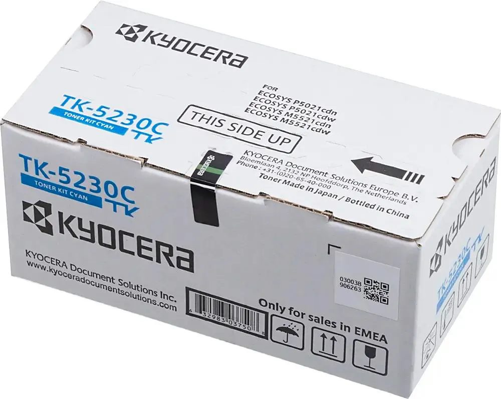 Расходные материалы Kyocera-Mita TK-5230C Тонер-картридж, Cyan P5021cdn/cdw, M5521cdn/cdw
Расходные материалы Kyocera-Mita TK-5230C Тонер-картридж, Cyan P5021cdn/cdw, M5521cdn/cdw