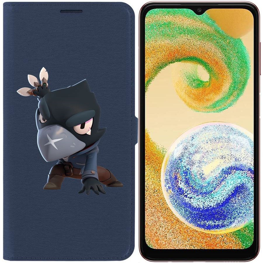 Чехол-книжка Krutoff Eco Book для Samsung Galaxy A04s (A047) Brawl Stars-Ворон (синий)
Чехол-книжка Krutoff Eco Book для Samsung Galaxy A04s (A047) Brawl Stars-Ворон (синий)