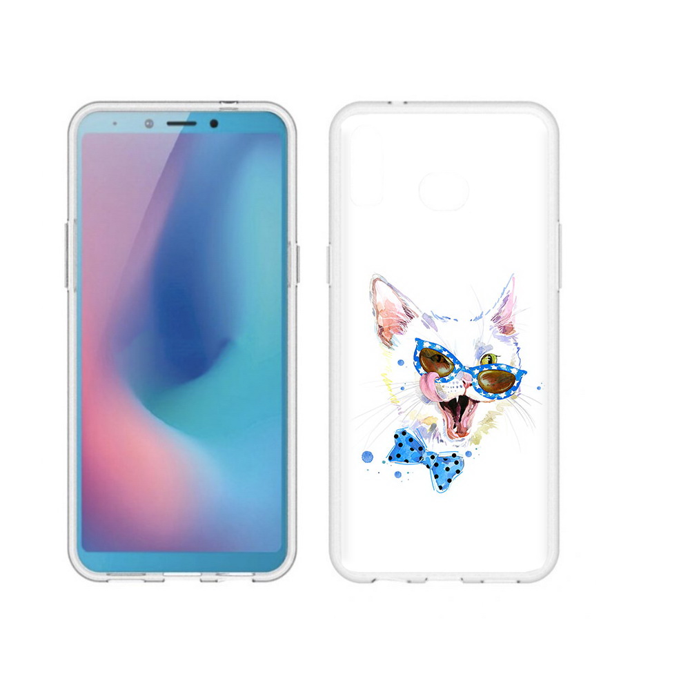 Чехол MyPads Tocco для Samsung Galaxy A6s белый кот (PT123850.597.229), Прозрачный, Tocco
Чехол MyPads Tocco для Samsung Galaxy A6s белый кот (PT123850.597.229), Прозрачный, Tocco