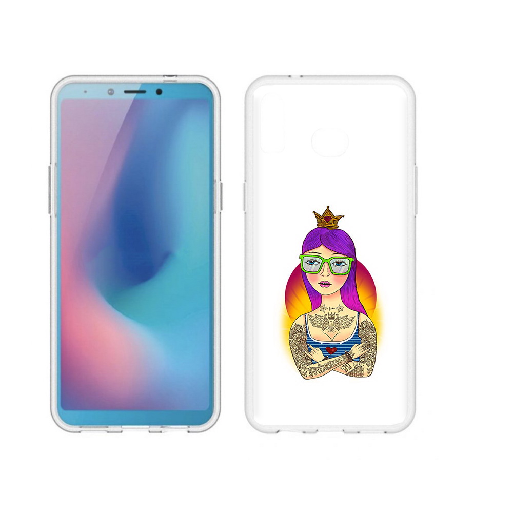 Чехол MyPads Tocco для Samsung Galaxy A6s девушка в татуировках с короной, Прозрачный, Tocco
Чехол MyPads Tocco для Samsung Galaxy A6s девушка в татуировках с короной, Прозрачный, Tocco