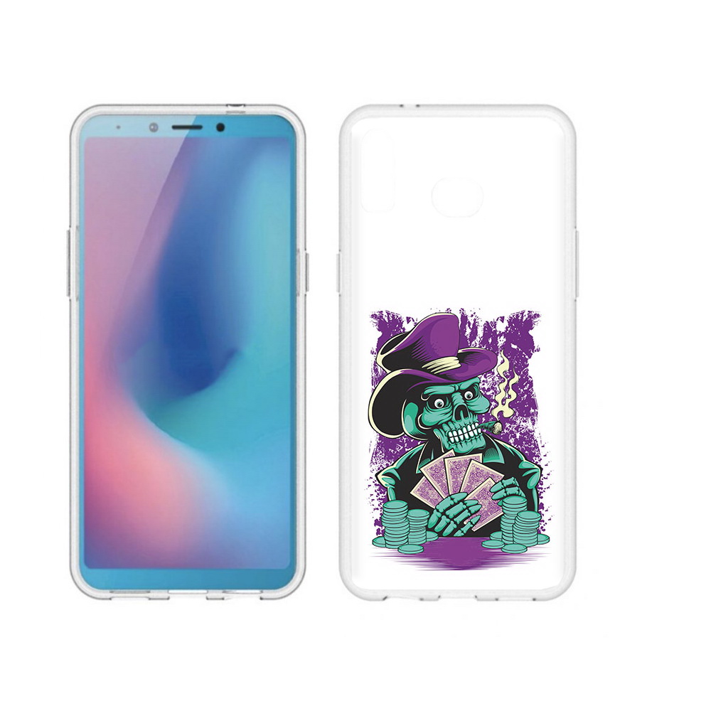 Чехол MyPads Tocco для Samsung Galaxy A6s зеленый череп с картами (PT123850.597.361), Прозрачный, Tocco
Чехол MyPads Tocco для Samsung Galaxy A6s зеленый череп с картами (PT123850.597.361), Прозрачный, Tocco