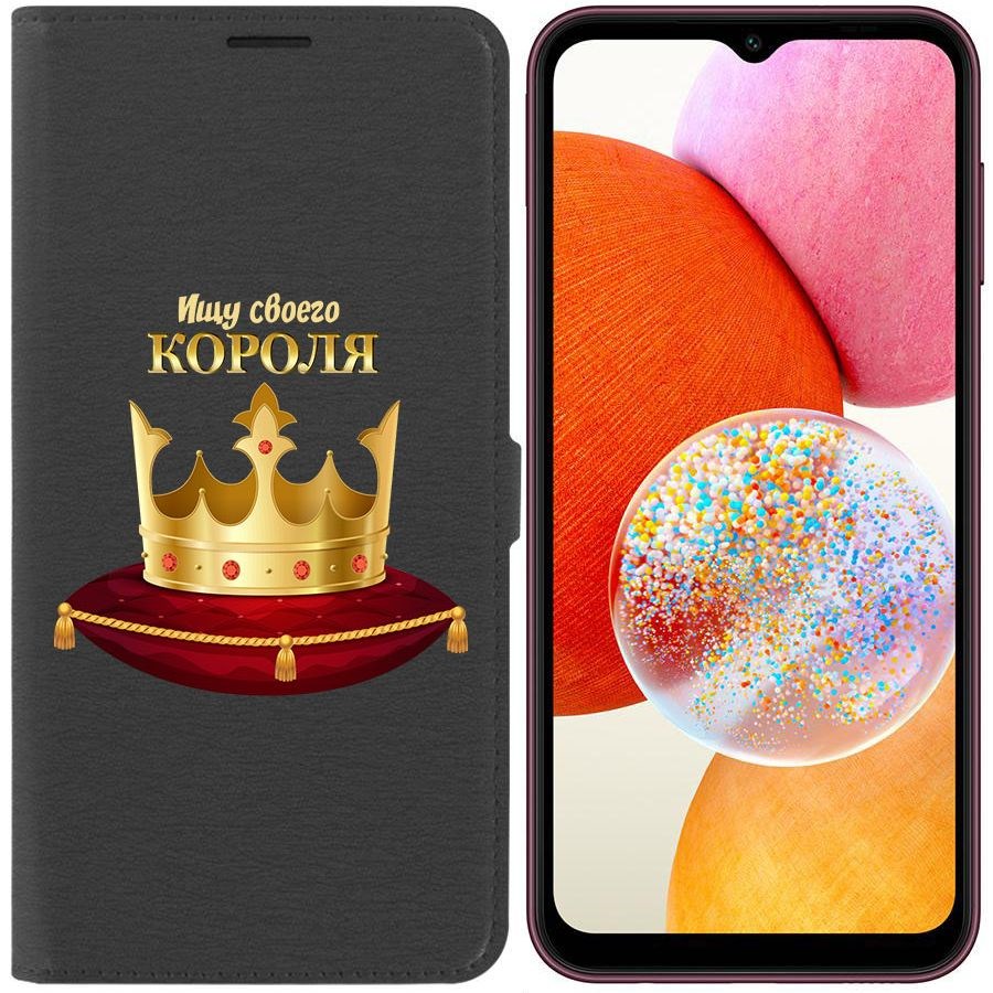 Чехол-книжка Krutoff Eco Book для Samsung Galaxy A14 4G (A145) Ищу своего Короля (черный)
Чехол-книжка Krutoff Eco Book для Samsung Galaxy A14 4G (A145) Ищу своего Короля (черный)