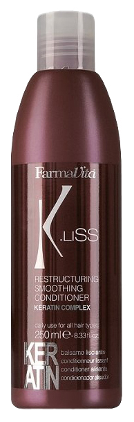 Кондиционер для волос Farmavita K.Liss Restructuring Smoothing разглаживающий 250 мл
Кондиционер для волос Farmavita K.Liss Restructuring Smoothing разглаживающий 250 мл