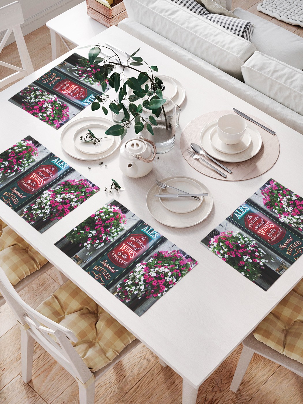 JoyArty Комплект салфеток для сервировки стола «Цветы у входа» (32х46 см, 4 шт.), Розовый;зеленый;красный
JoyArty Комплект салфеток для сервировки стола «Цветы у входа» (32х46 см, 4 шт.), Розовый;зеленый;красный