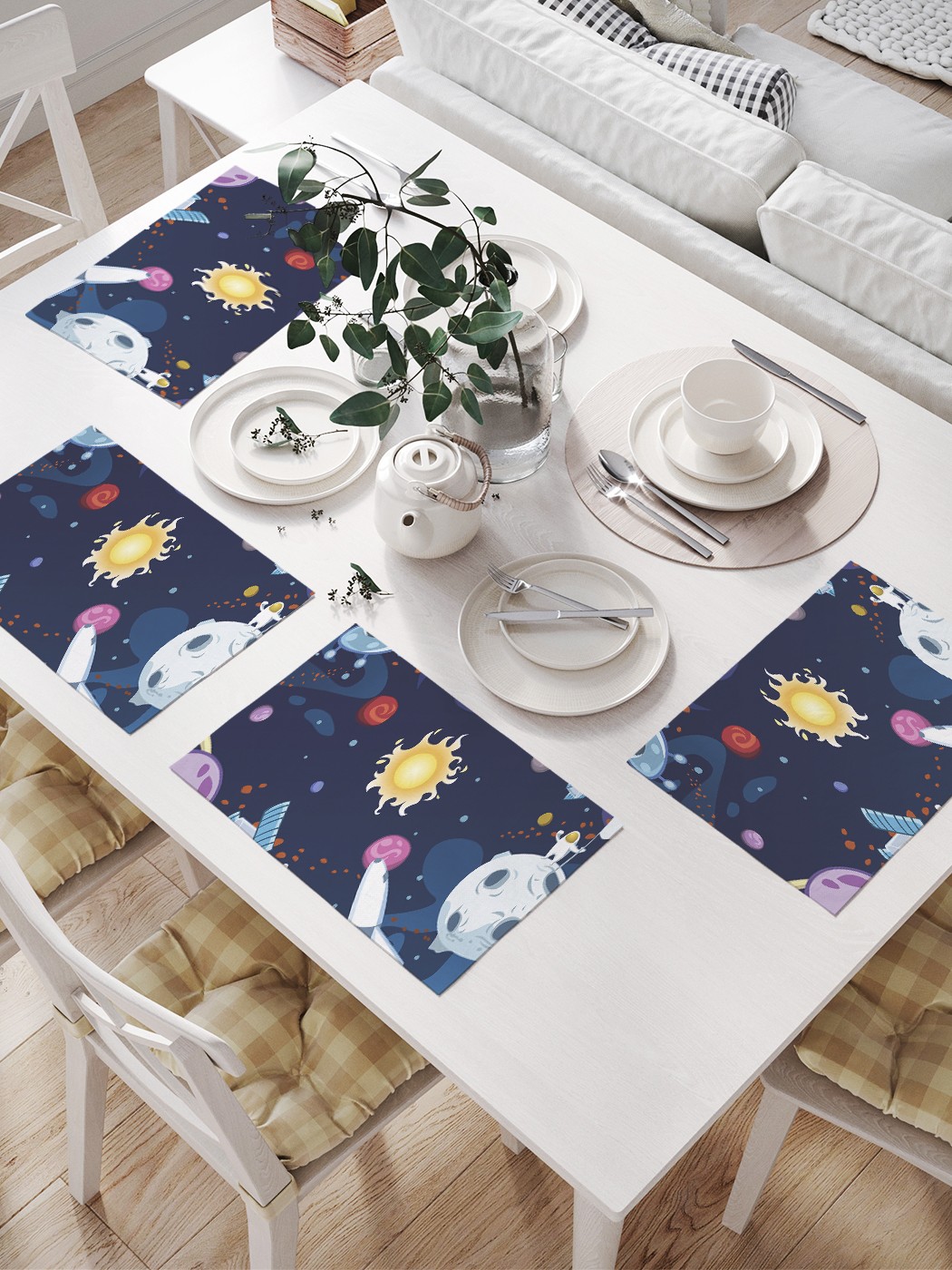 JoyArty Салфетки для сервировки «Космическое разнообразие» (32х46 см, 4 шт.), Розовый;синий;голубой
JoyArty Салфетки для сервировки «Космическое разнообразие» (32х46 см, 4 шт.), Розовый;синий;голубой