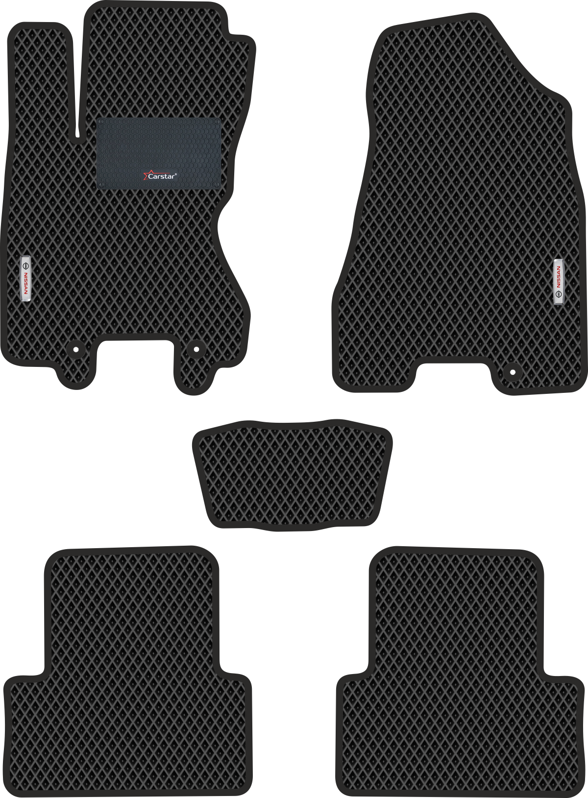Коврики Kupi-Kovrik EVA для Nissan X-Trail II T31 (2007-2015), чёрный,подпятник,2 эмблемы
Коврики Kupi-Kovrik EVA для Nissan X-Trail II T31 (2007-2015), чёрный,подпятник,2 эмблемы