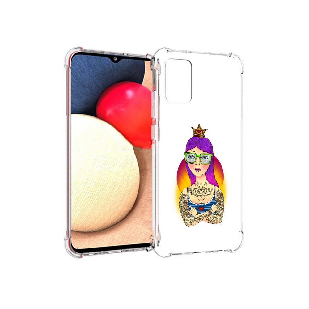 Чехол MyPads Tocco для Samsung Galaxy A02s девушка в татуировках с короной, Прозрачный, Tocco
Чехол MyPads Tocco для Samsung Galaxy A02s девушка в татуировках с короной, Прозрачный, Tocco
