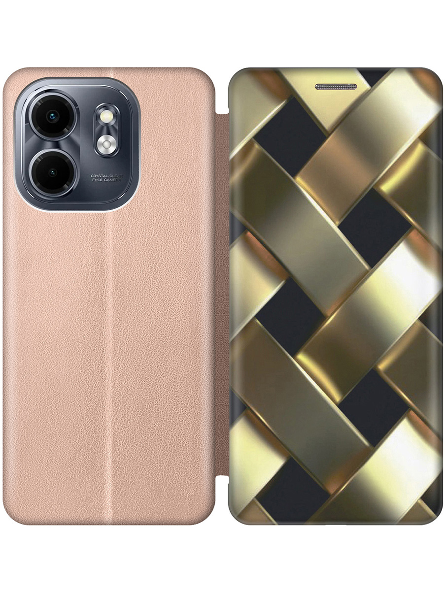 Чехол-книжка на Infinix Hot 50i / Smart 9 с принтом "Золотистое плетение" золотой, Золотистый;черный, 786719332
Чехол-книжка на Infinix Hot 50i / Smart 9 с принтом "Золотистое плетение" золотой, Золотистый;черный, 786719332