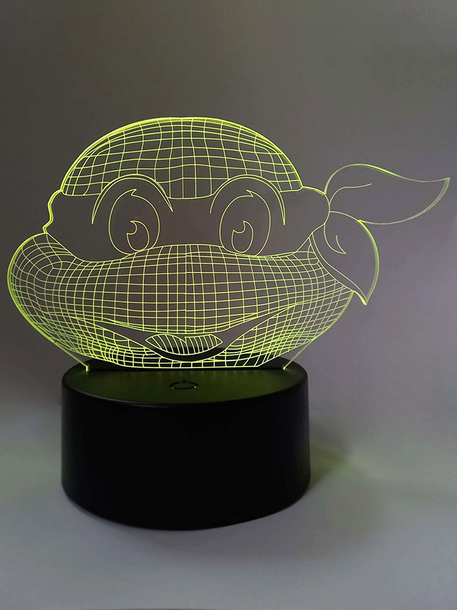 Настольный 3D светильник ночник StarFriend голова Черепашки ниндзя Леонардо TMNT usb 14 см, голова Черепашки ниндзя Леонардо TMNT
Настольный 3D светильник ночник StarFriend голова Черепашки ниндзя Леонардо TMNT usb 14 см, голова Черепашки ниндзя Леонардо TMNT