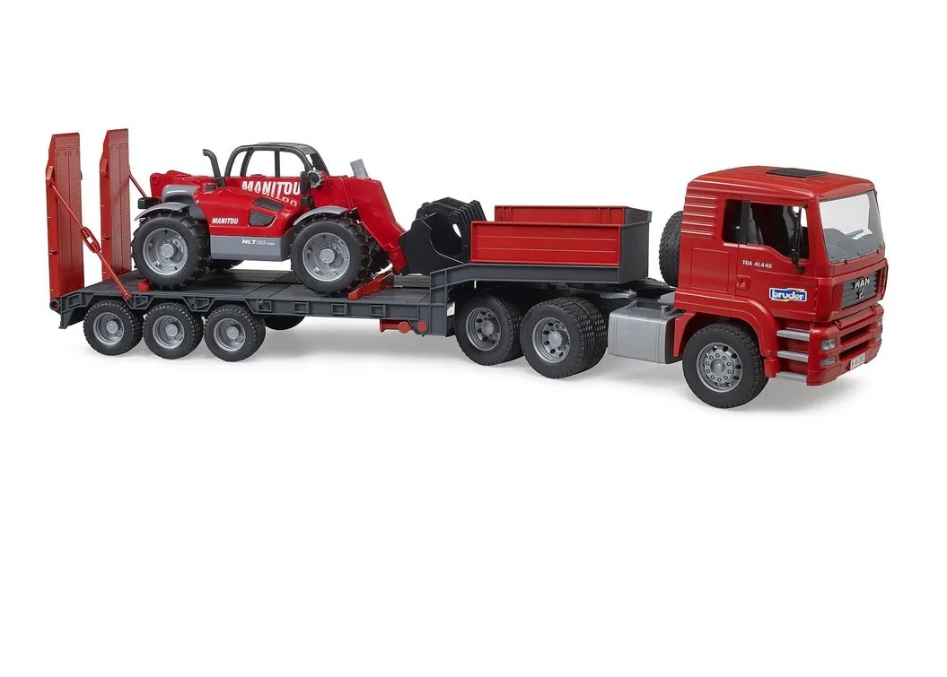 Игрушечный эвакуатор Bruder MAN TGA с телескопическим погрузчиком MANITOU 02774, Красный, MAN TGA
Игрушечный эвакуатор Bruder MAN TGA с телескопическим погрузчиком MANITOU 02774, Красный, MAN TGA