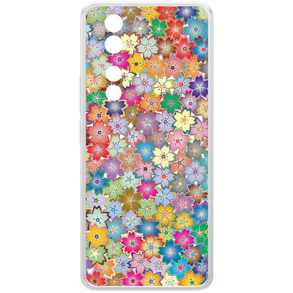 Чехол-накладка Krutoff Clear Case Цветочный паттерн 4 для Honor 90, Прозрачный
Чехол-накладка Krutoff Clear Case Цветочный паттерн 4 для Honor 90, Прозрачный