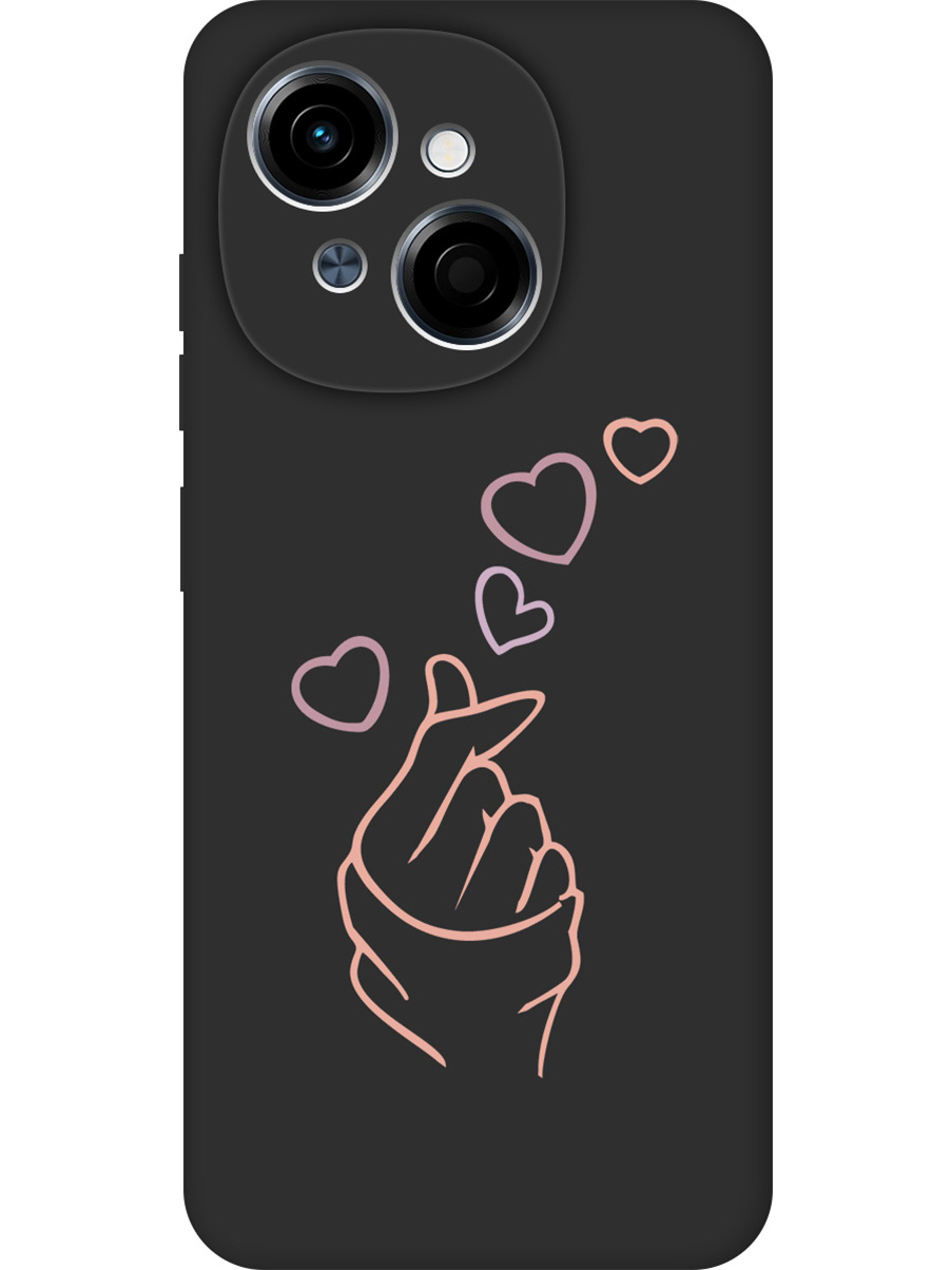 Силиконовый чехол на Tecno Spark Go 1/Pop 9 с принтом "Сердечко пальцами" матовый черный, Черный;прозрачный;розовый;фиолетовый, 786716991
Силиконовый чехол на Tecno Spark Go 1/Pop 9 с принтом "Сердечко пальцами" матовый черный, Черный;прозрачный;розовый;фиолетовый, 786716991