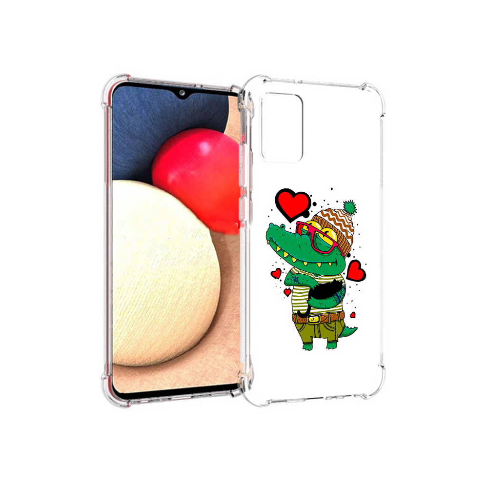 Чехол MyPads Tocco для Samsung Galaxy A02s Влюбленный крокодил (PT156738.479.48), Прозрачный, Tocco
Чехол MyPads Tocco для Samsung Galaxy A02s Влюбленный крокодил (PT156738.479.48), Прозрачный, Tocco