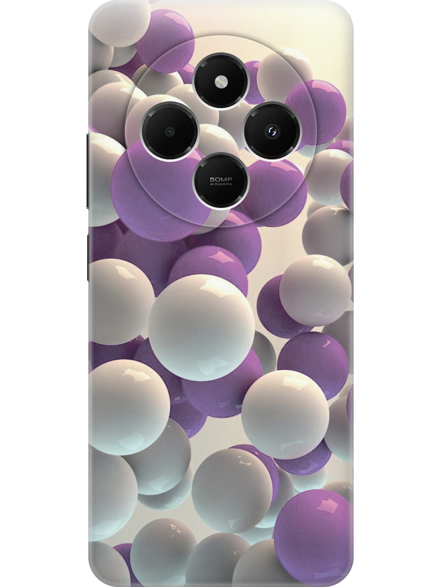 Силиконовый чехол на Xiaomi Redmi 14C, Poco C75 с принтом "Белые и сиреневые шары", Прозрачный;белый;фиолетовый, 786715731
Силиконовый чехол на Xiaomi Redmi 14C, Poco C75 с принтом "Белые и сиреневые шары", Прозрачный;белый;фиолетовый, 786715731