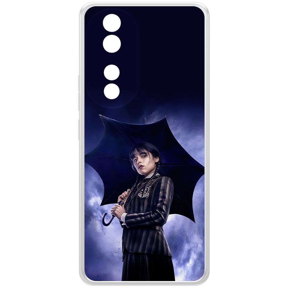 Чехол-накладка Krutoff Clear Case Уэнсдей Аддамс - Уэнсдей под зонтом для Honor 90
Чехол-накладка Krutoff Clear Case Уэнсдей Аддамс - Уэнсдей под зонтом для Honor 90
