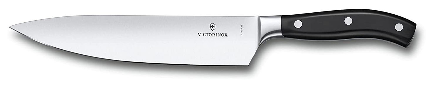 Нож кухонный Victorinox Grand Maitre (7.7403.22G) кованый универсальный лезв.220мм прямая
Нож кухонный Victorinox Grand Maitre (7.7403.22G) кованый универсальный лезв.220мм прямая