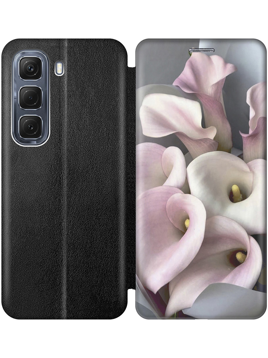 Чехол-книжка на Infinix Hot 50 4G с принтом "Розовые каллы" черный, Черный;розовый, 786718722
Чехол-книжка на Infinix Hot 50 4G с принтом "Розовые каллы" черный, Черный;розовый, 786718722