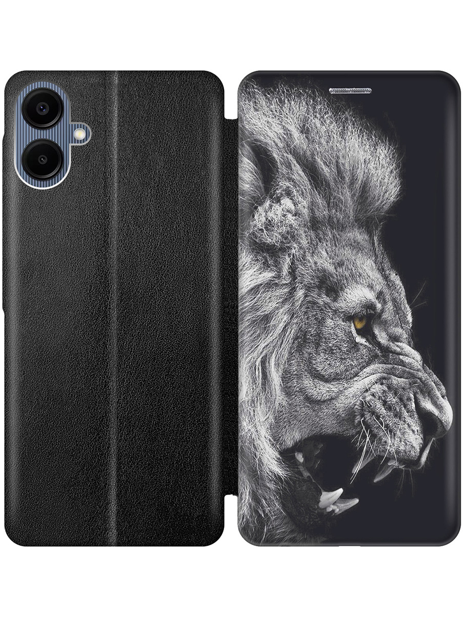 Чехол-книжка на Samsung Galaxy A06 с принтом "Морда льва" черный, Черный;серый, 786717513
Чехол-книжка на Samsung Galaxy A06 с принтом "Морда льва" черный, Черный;серый, 786717513