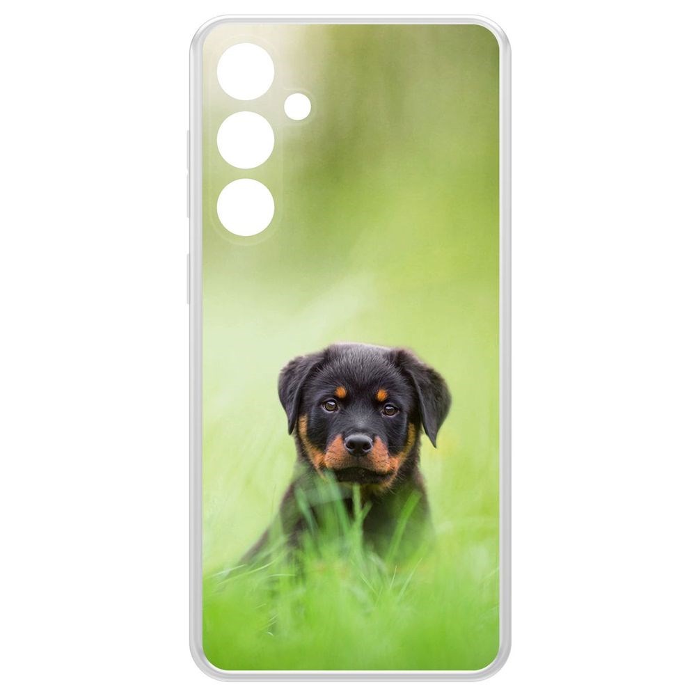 Чехол-накладка Krutoff Clear Case Щенок ротвейлера для Samsung Galaxy S23 FE, Прозрачный
Чехол-накладка Krutoff Clear Case Щенок ротвейлера для Samsung Galaxy S23 FE, Прозрачный