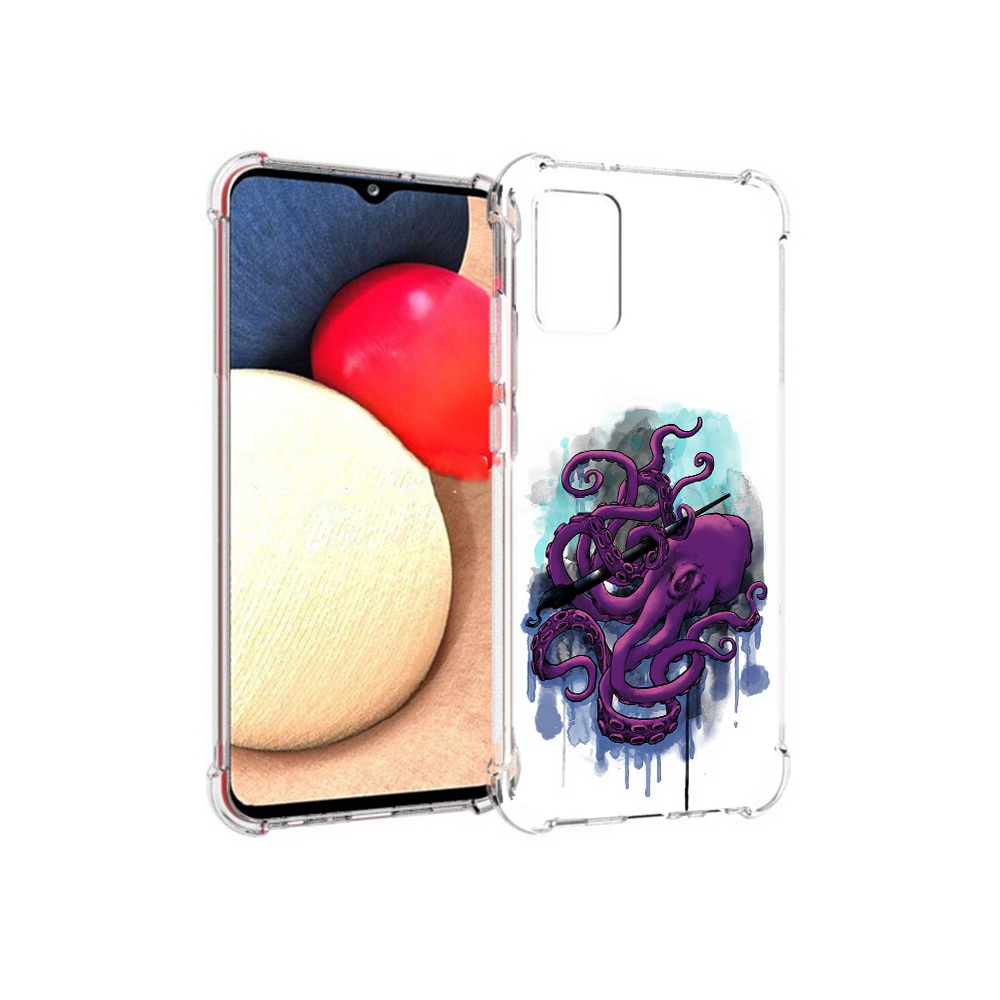 Чехол MyPads Tocco для Samsung Galaxy A02s фиолетовый осьминог (PT156738.479.658), Прозрачный, Tocco
Чехол MyPads Tocco для Samsung Galaxy A02s фиолетовый осьминог (PT156738.479.658), Прозрачный, Tocco