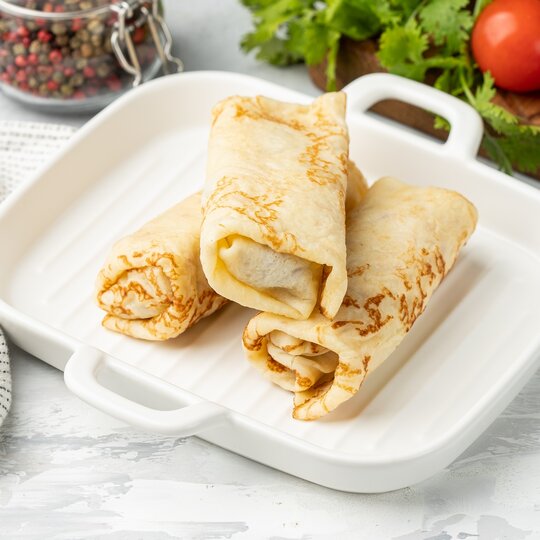 фото Блины вкусвилл с мясом охлажденные