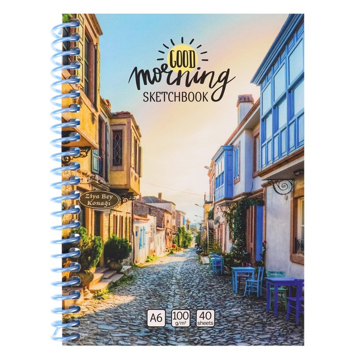 Скетчбук А6, 40 листов на гребне Good Morning Italy, твёрдая обложка, ламинация Soft-Touch
Скетчбук А6, 40 листов на гребне Good Morning Italy, твёрдая обложка, ламинация Soft-Touch