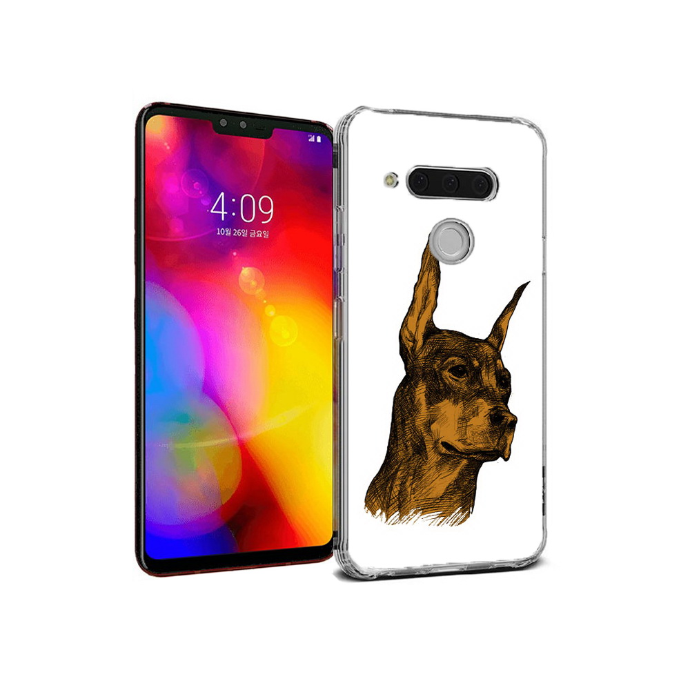 Чехол MyPads Tocco для LG V40 ThinQ скетч доберман (PT121590.74.605), Прозрачный, Tocco
Чехол MyPads Tocco для LG V40 ThinQ скетч доберман (PT121590.74.605), Прозрачный, Tocco