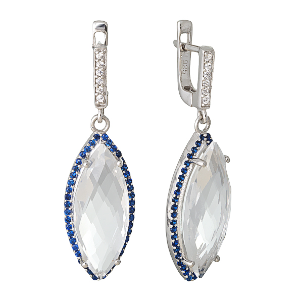Серьги женские из серебра Balex Jewellery 2410931629, горный хрусталь/сапфир, 2410931629
Серьги женские из серебра Balex Jewellery 2410931629, горный хрусталь/сапфир, 2410931629
