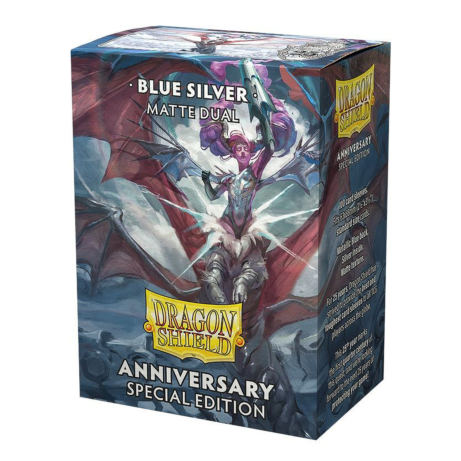 Протекторы Dragon Shield Blue Silver Anniversary для карт MTG Pokemon 64x89 мм 100 шт, Синий, Dragon Shield
Протекторы Dragon Shield Blue Silver Anniversary для карт MTG Pokemon 64x89 мм 100 шт, Синий, Dragon Shield