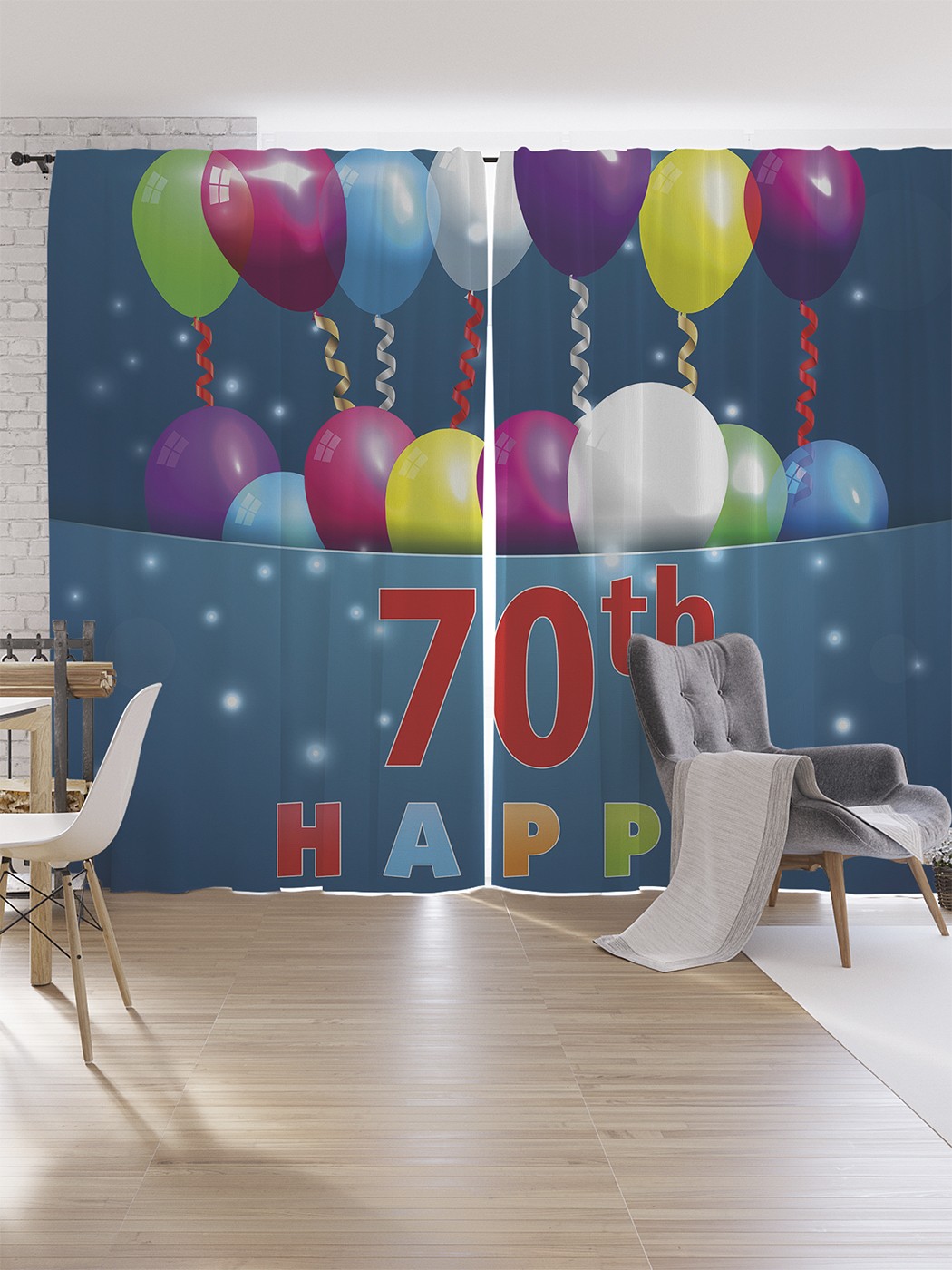Шторы под лён JoyArty "Шары на 70-летие", серия Oxford DeLux, 340х265 см, Шары на 70-летие
Шторы под лён JoyArty "Шары на 70-летие", серия Oxford DeLux, 340х265 см, Шары на 70-летие