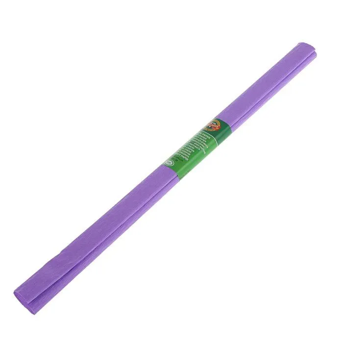 Бумага креповая поделочная гофро Koh-I-Noor 50*200 см 9755/28 сиреневый, в рулоне (10 шт), Фиолетовый
Бумага креповая поделочная гофро Koh-I-Noor 50*200 см 9755/28 сиреневый, в рулоне (10 шт), Фиолетовый