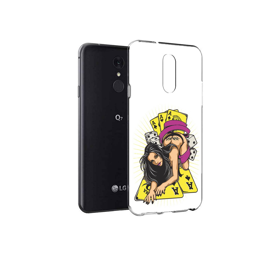 Чехол MyPads Tocco для LG Q7 нарисованная девушка с игровыми картами (PT113427.75.501), Tocco
Чехол MyPads Tocco для LG Q7 нарисованная девушка с игровыми картами (PT113427.75.501), Tocco