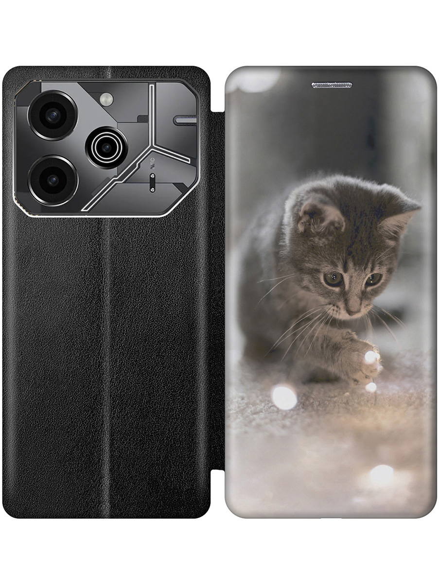 Чехол-книжка на Tecno Pova 6 Pro с принтом "Котенок и свет" черный, Черный;белый;коричневый;серый, 781971011
Чехол-книжка на Tecno Pova 6 Pro с принтом "Котенок и свет" черный, Черный;белый;коричневый;серый, 781971011