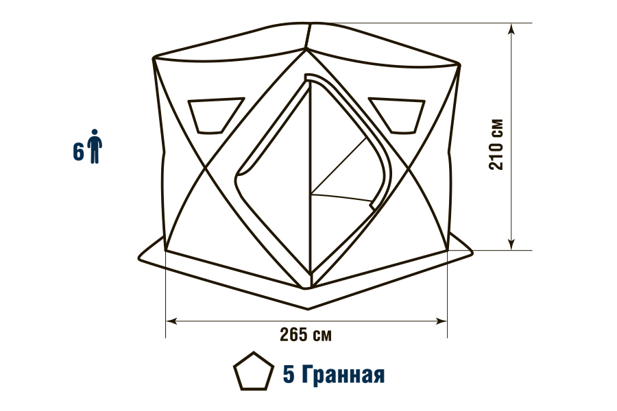 Палатка Higashi Winter Camo Penta, кемпинговая, 7 мест, камуфляж, Разноцветный, Winter Camo Penta
Палатка Higashi Winter Camo Penta, кемпинговая, 7 мест, камуфляж, Разноцветный, Winter Camo Penta