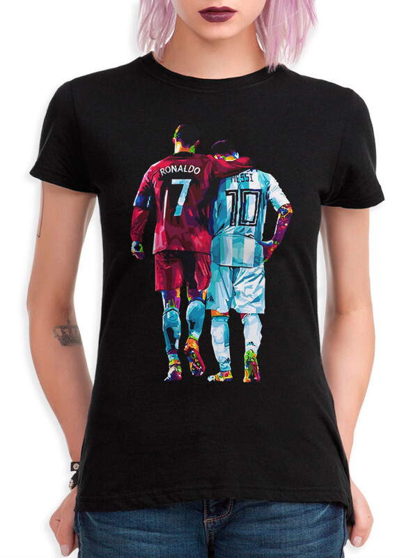 Футболка женская DreamShirts Studio Лионель Месси и Криштиану Роналду 1 черная L, Черный, Лионель Месси и Криштиану Роналду 1
Футболка женская DreamShirts Studio Лионель Месси и Криштиану Роналду 1 черная L, Черный, Лионель Месси и Криштиану Роналду 1