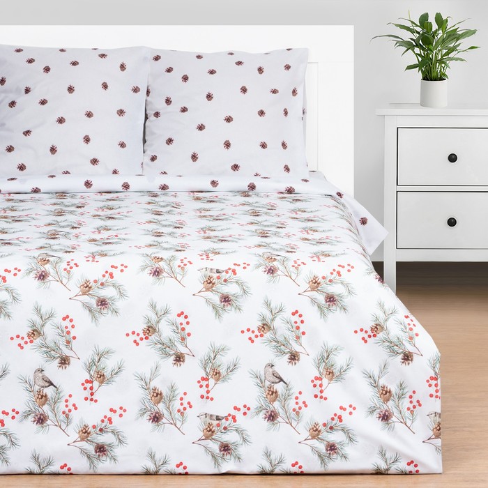Постельное бельё Этель 1.5 сп Spruce branches 143х215 см,150х214 см, 70х70 см 2 шт,поплин
Постельное бельё Этель 1.5 сп Spruce branches 143х215 см,150х214 см, 70х70 см 2 шт,поплин