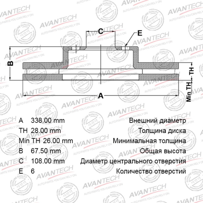 Диск тормозной AVANTECH(FR)Land Cruiser Prado(GRJ12,KDJ12),LEXUS GX470(UZJ120),4RUNNER
Диск тормозной AVANTECH(FR)Land Cruiser Prado(GRJ12,KDJ12),LEXUS GX470(UZJ120),4RUNNER