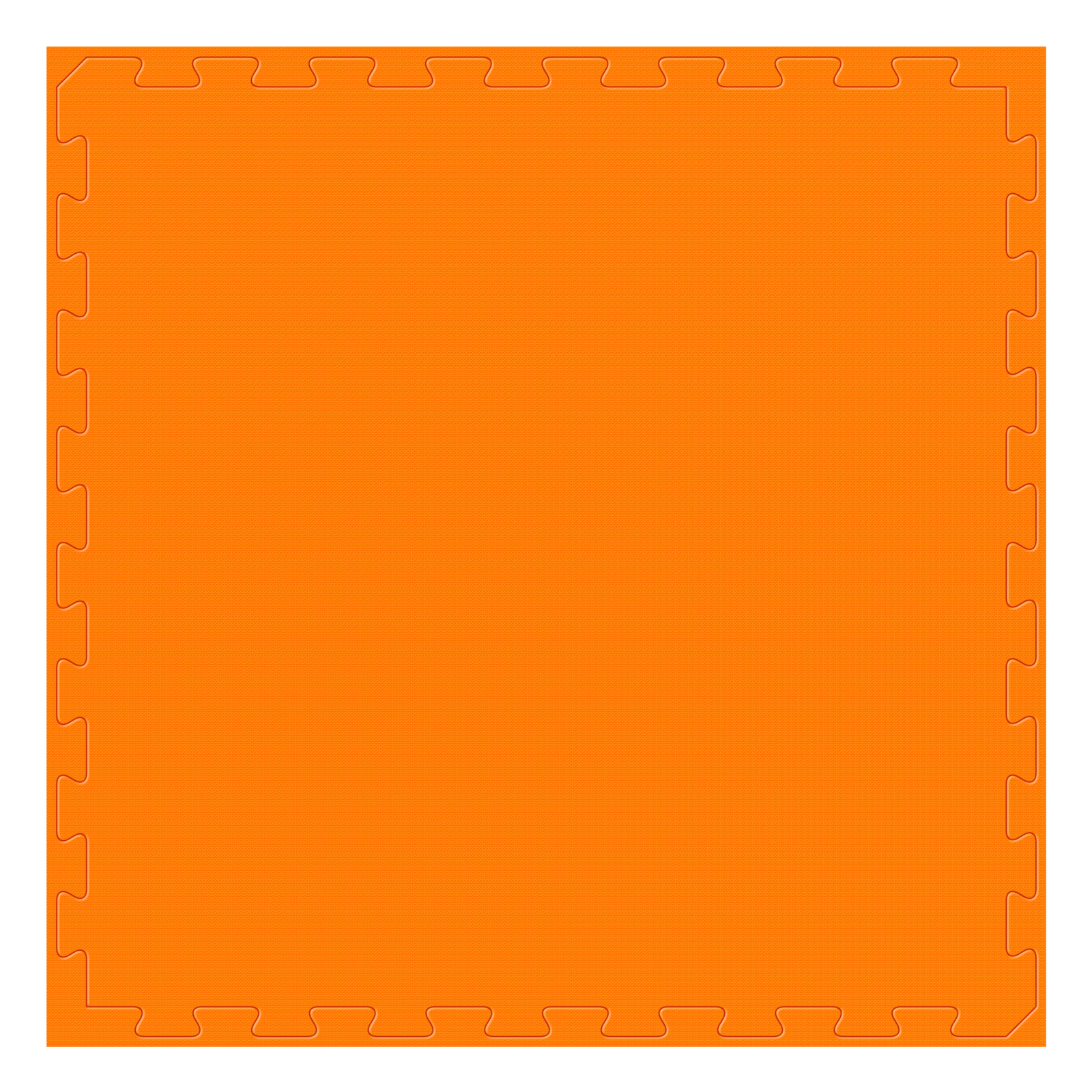 фото Детский игровой развивающий коврик-пазл олиандр 1х1 м оранжевый м7