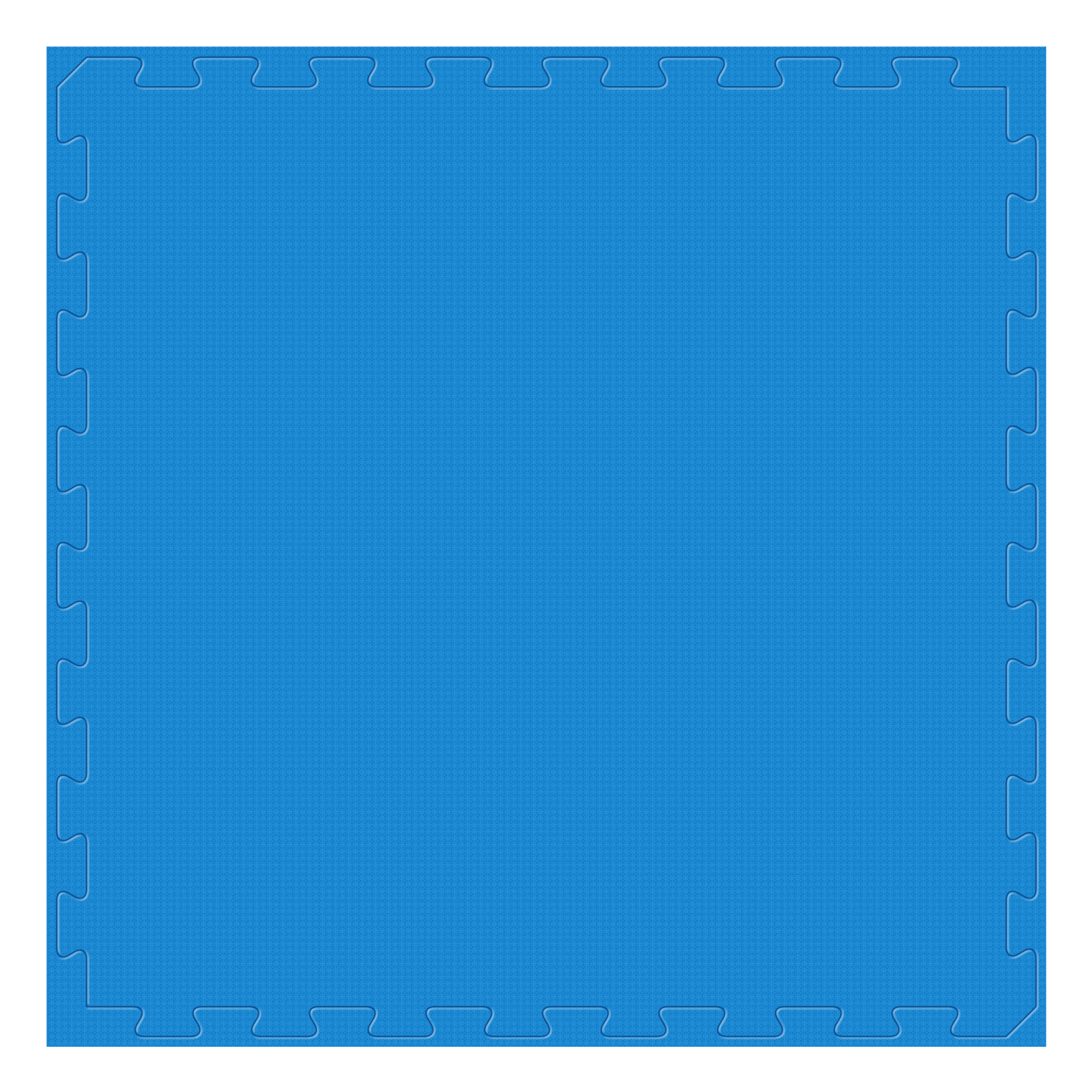 фото Детский игровой развивающий коврик-пазл олиандр 1х1 м синий м8