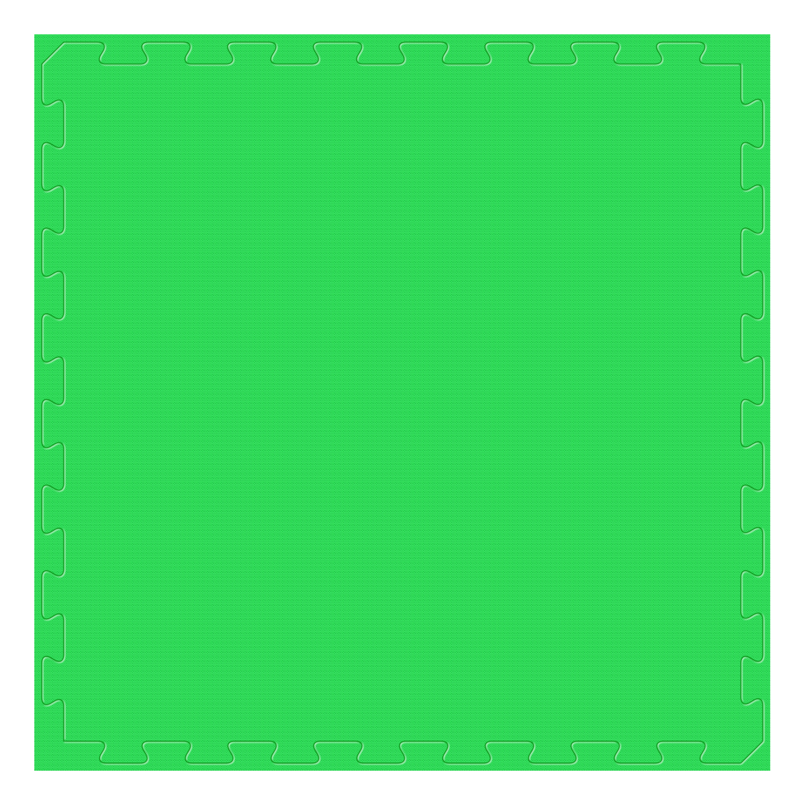 фото Детский игровой развивающий коврик-пазл олиандр 1х1 м зеленый м9