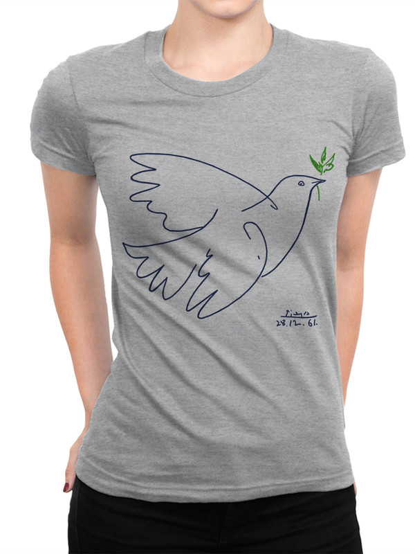 Футболка женская DreamShirts Studio Голубь Мира Пабло Пикассо 1 серая M, Серый, Голубь Мира Пабло Пикассо 1
Футболка женская DreamShirts Studio Голубь Мира Пабло Пикассо 1 серая M, Серый, Голубь Мира Пабло Пикассо 1