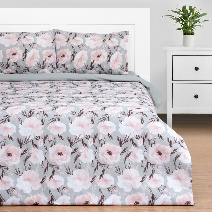 Постельное бельё Этель 2 сп Peonies 175х215 см, 200х220 см, 50х70 см-2 шт, поплин,125 г/м2
Постельное бельё Этель 2 сп Peonies 175х215 см, 200х220 см, 50х70 см-2 шт, поплин,125 г/м2