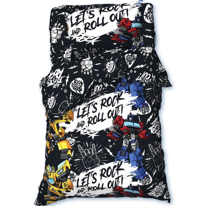 Постельное бельё 1,5 сп "Let's rock" Transformers 143x215 см, 150x214 см, 50x70 см -1 шт
Постельное бельё 1,5 сп "Let's rock" Transformers 143x215 см, 150x214 см, 50x70 см -1 шт