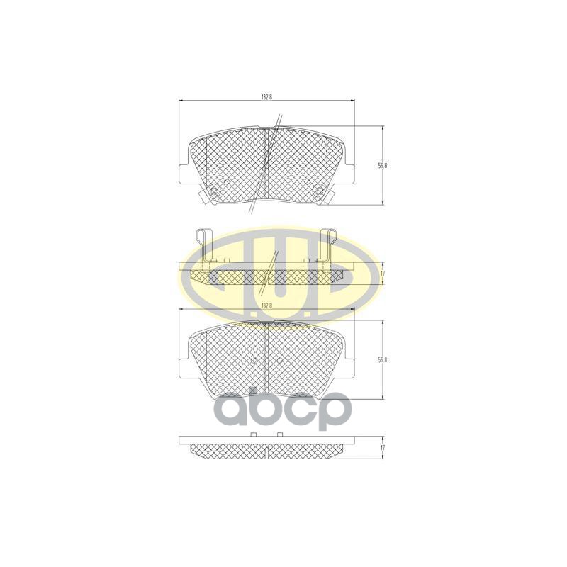 Колодки Торм Передн Hyu Azera 12-14/Hyu Santa Fe 10-12/Kia Sorento 11-13 G.U.D арт. GBP141
Колодки Торм Передн Hyu Azera 12-14/Hyu Santa Fe 10-12/Kia Sorento 11-13 G.U.D арт. GBP141
