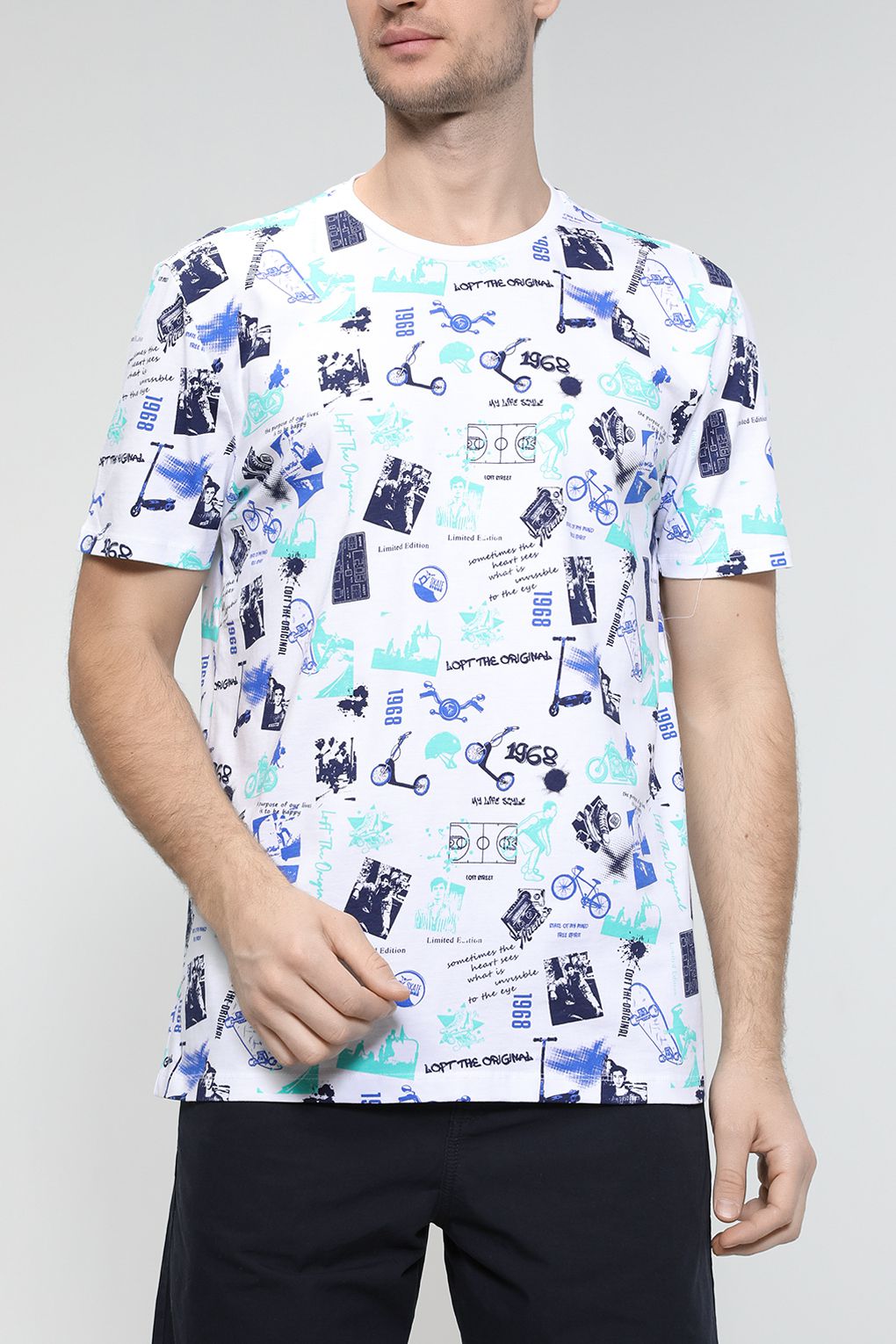 Футболка мужская Loft LF2032537 разноцветная M, Разноцветный, LF2032537
Футболка мужская Loft LF2032537 разноцветная M, Разноцветный, LF2032537