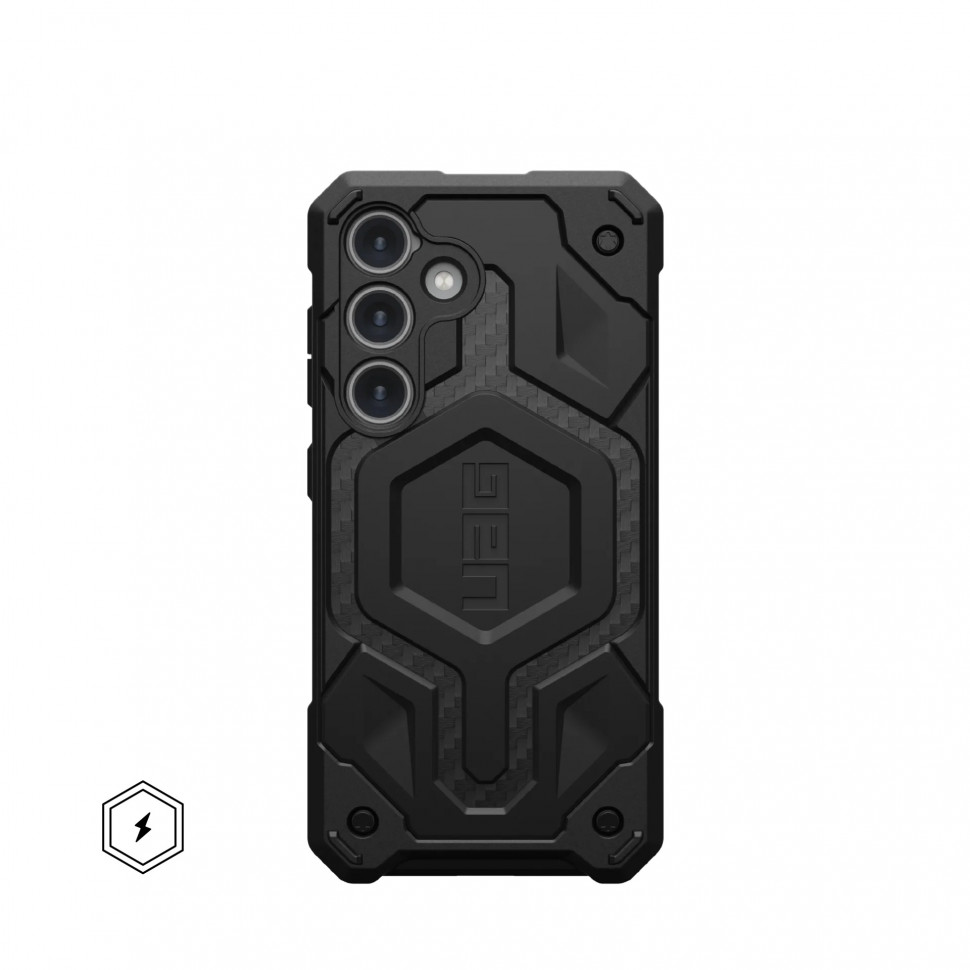 Чехол UAG Monarch Pro Series with MagSafe для Samsung Galaxy S24, черный карбон, Monarch Pro Series
Чехол UAG Monarch Pro Series with MagSafe для Samsung Galaxy S24, черный карбон, Monarch Pro Series