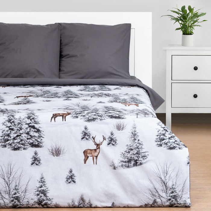 Постельное бельё Этель 2 сп Snow forest 175х215 см, 200х220 см, 70х70 см - 2 шт, поплин
Постельное бельё Этель 2 сп Snow forest 175х215 см, 200х220 см, 70х70 см - 2 шт, поплин