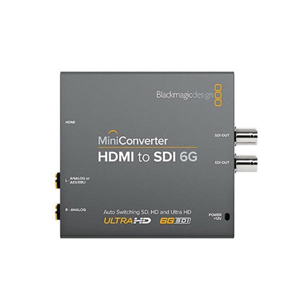 Видео конвертер Blackmagic Mini Converter HDMI to SDI 6G (9338716005165), Mini Converter HDMI to SDI 6G
Видео конвертер Blackmagic Mini Converter HDMI to SDI 6G (9338716005165), Mini Converter HDMI to SDI 6G